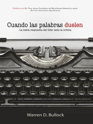 cover image of Cuando las palabras duelen